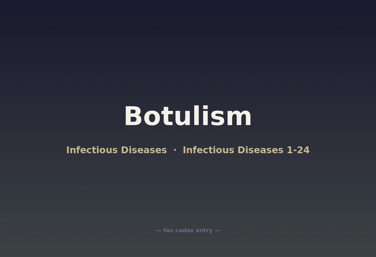Botulism
