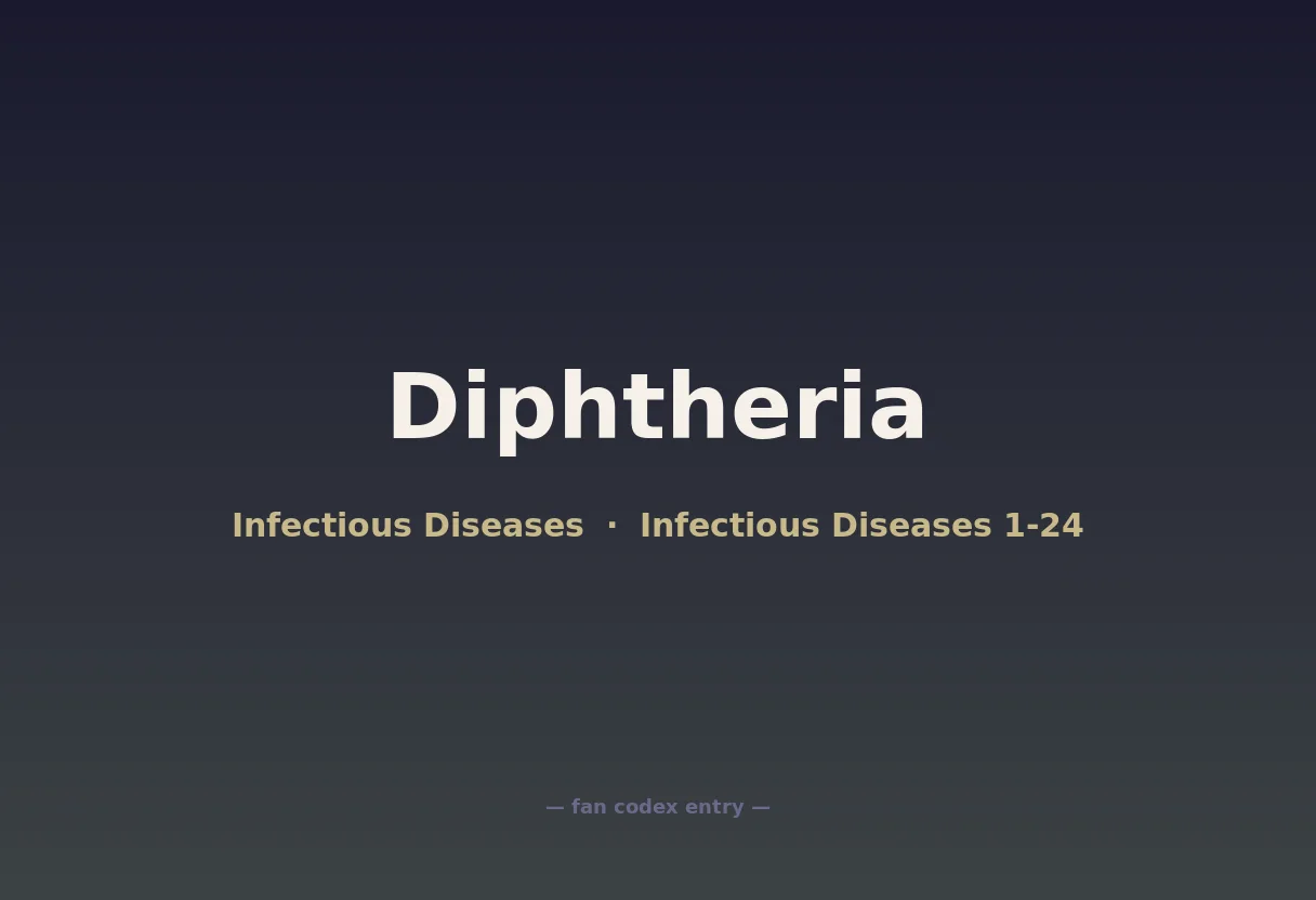 Diphtheria