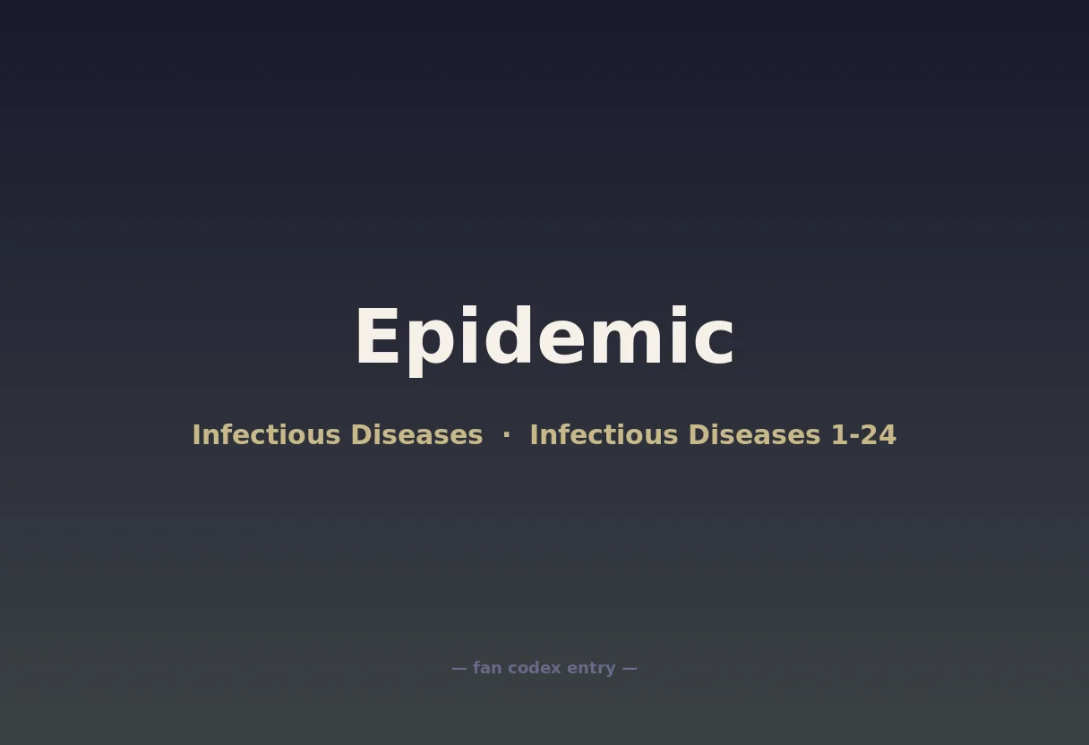 Epidemic