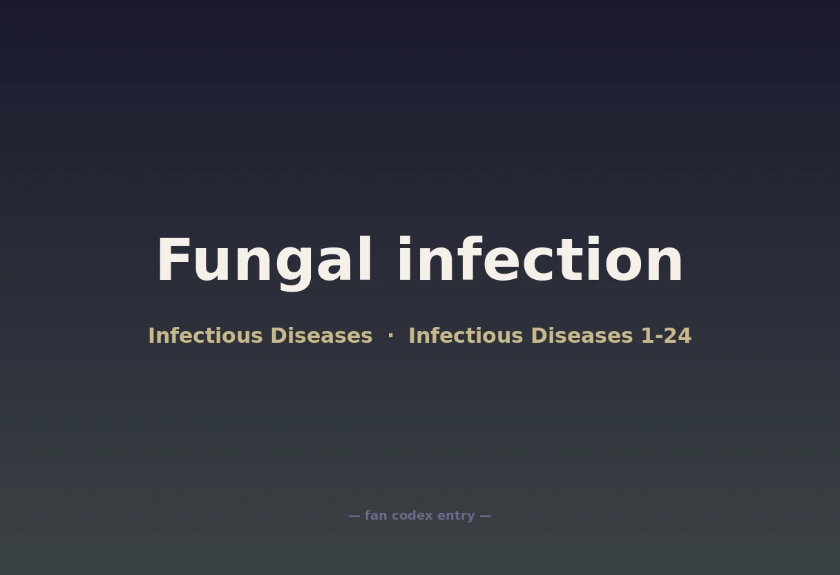 Fungal infection