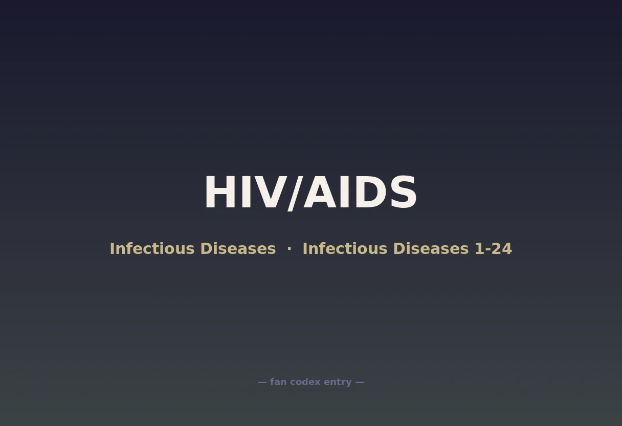 HIV/AIDS