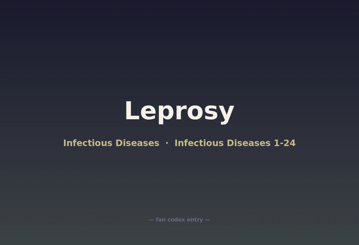 Leprosy