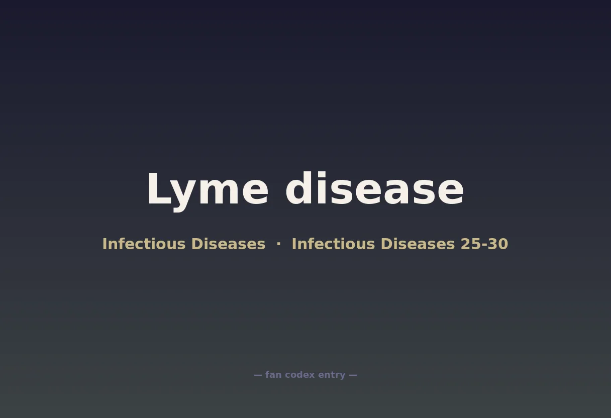 Lyme disease