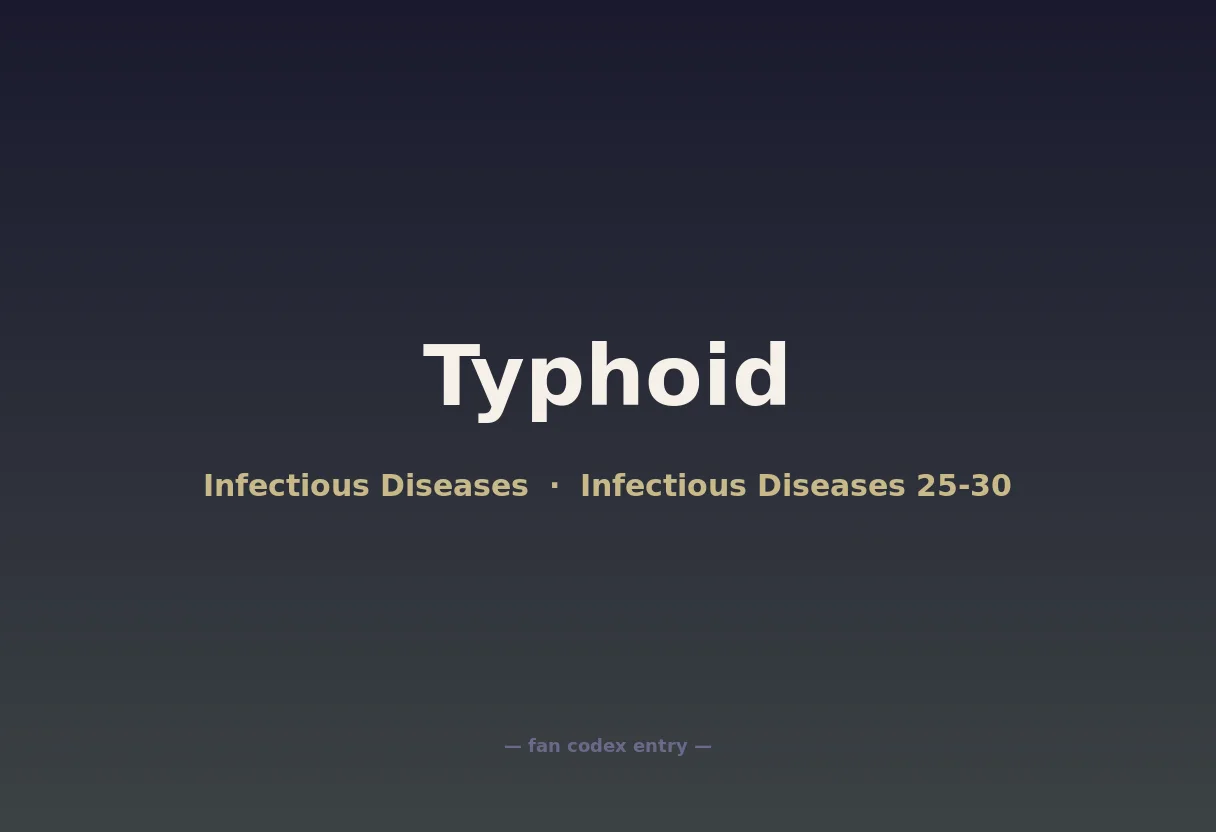 Typhoid